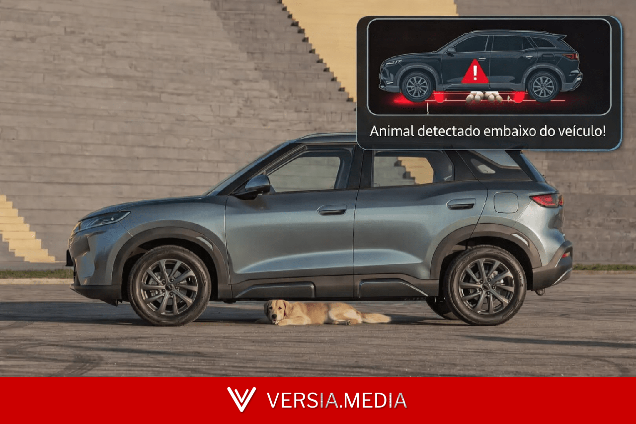 BYD desenvolve tecnologia inédita para identificar animais embaixo do carro