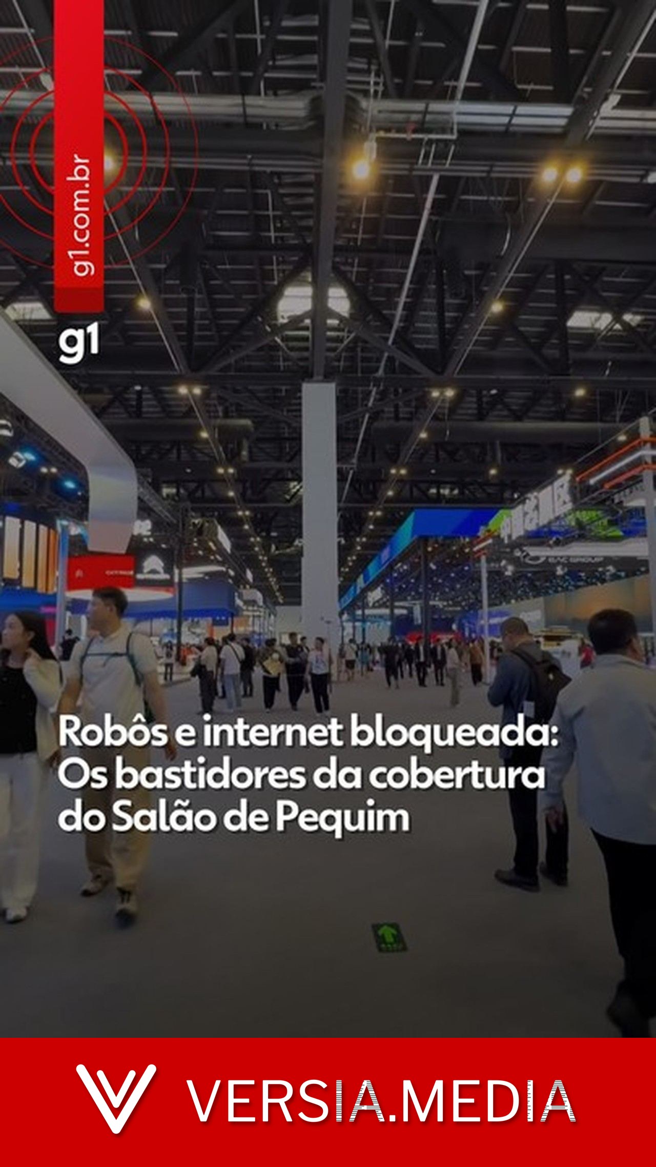 Robôs, lives e internet bloqueada: os bastidores da cobertura do g1 no Salão de Pequim