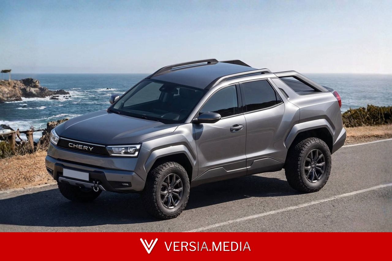 Chery registra desenhos de nova picape para enfrentar Fiat Toro e Ram Rampage