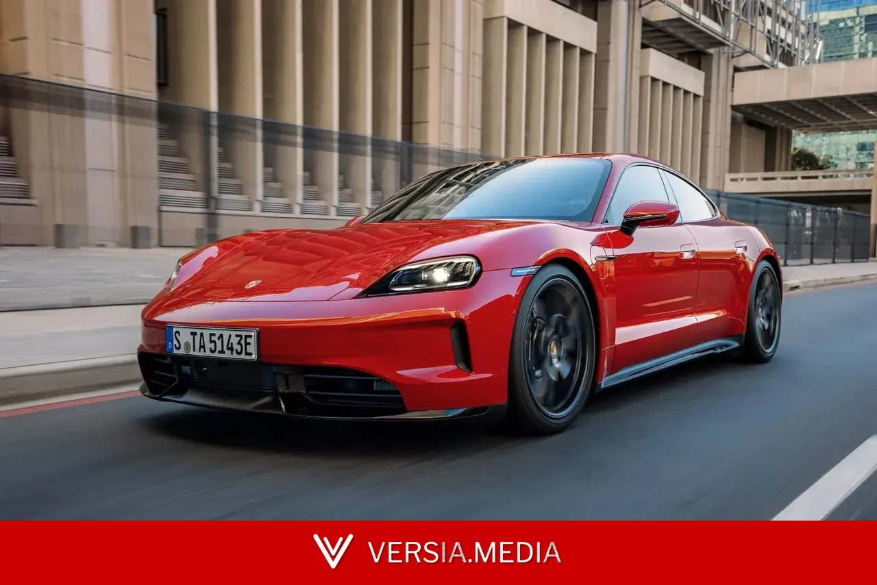 Porsche Taycan 2027 imita carro a combustão com marchas falsas e trancos virtuais