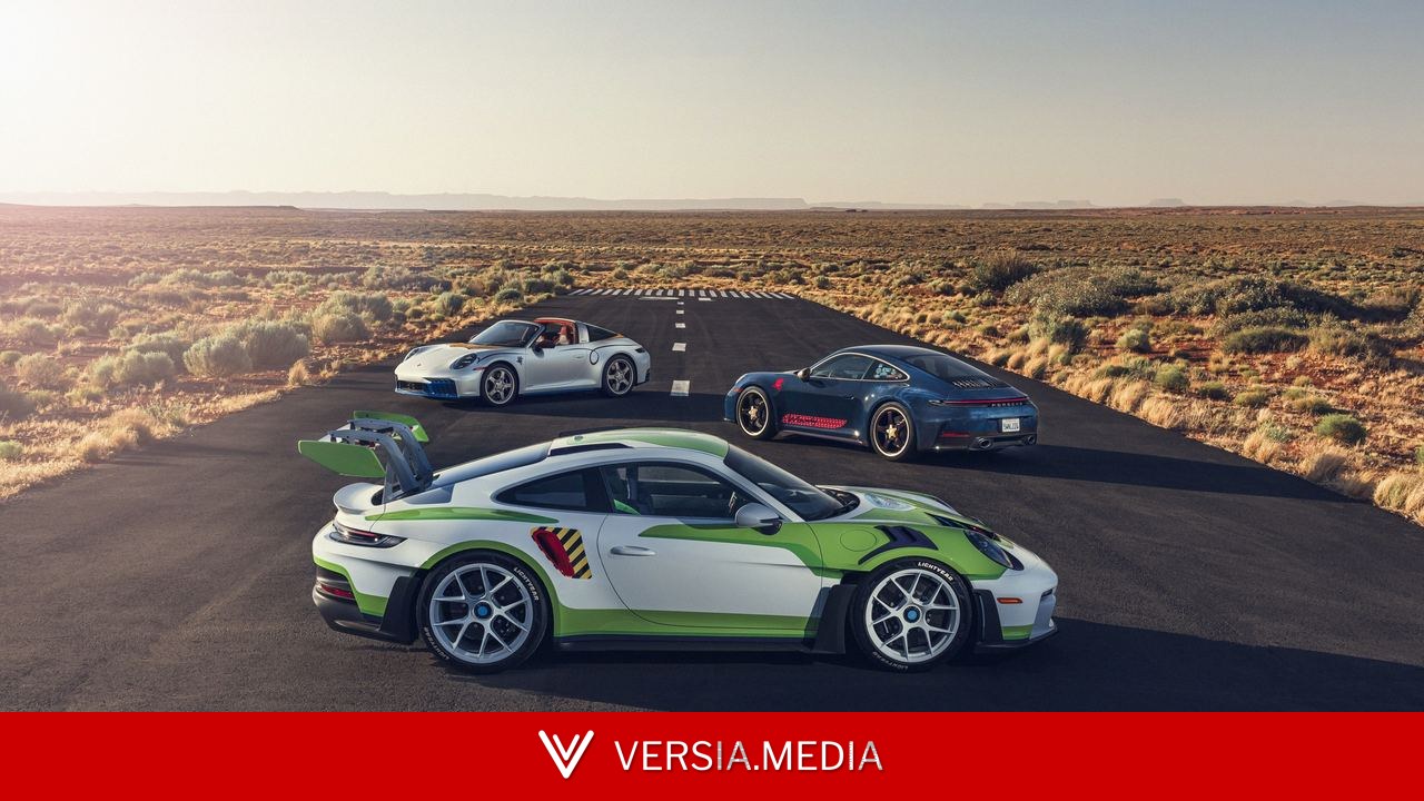 Porsche apresenta carros inspirados em Toy Story 5 no tapete vermelho do filme; veja modelos
